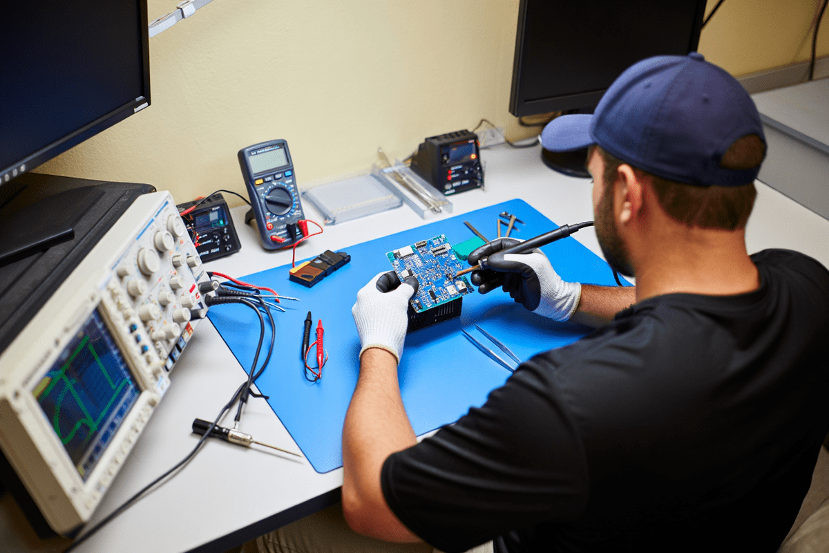 Процесс ремонта техники Juki в juki-servis